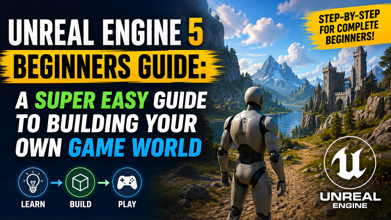 Unreal Engine 5 Beginners Guide: A Super Easy Guide to Building Your Own Game World