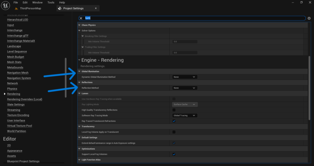 Disable Lumen Completely