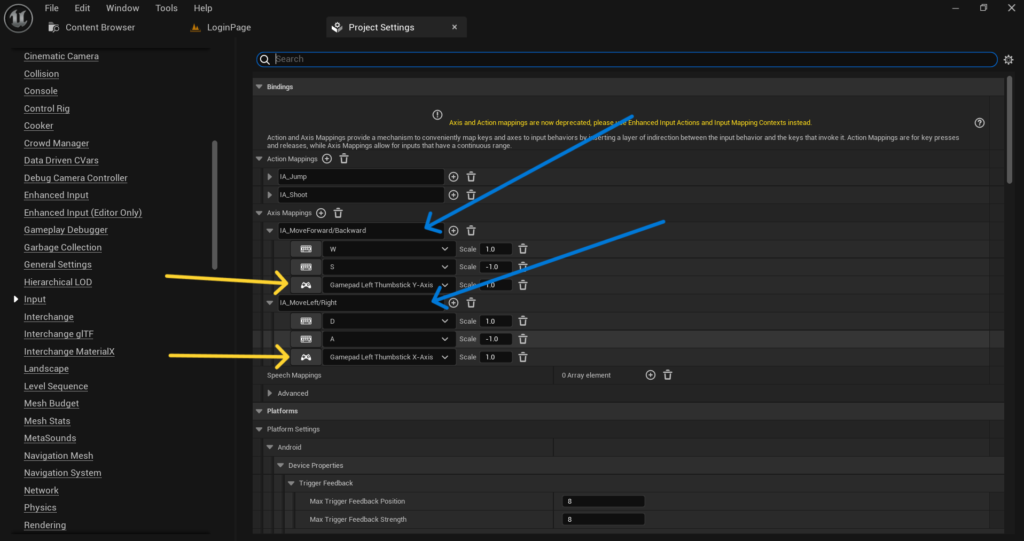 Set Up Your Input Bindings Correctly