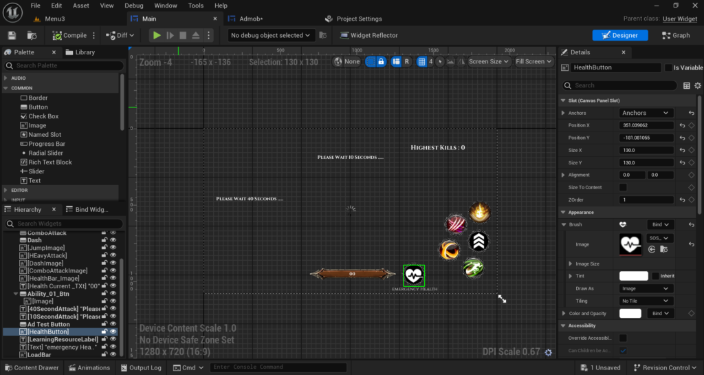 Showing an Interstitial Ad with Blueprint