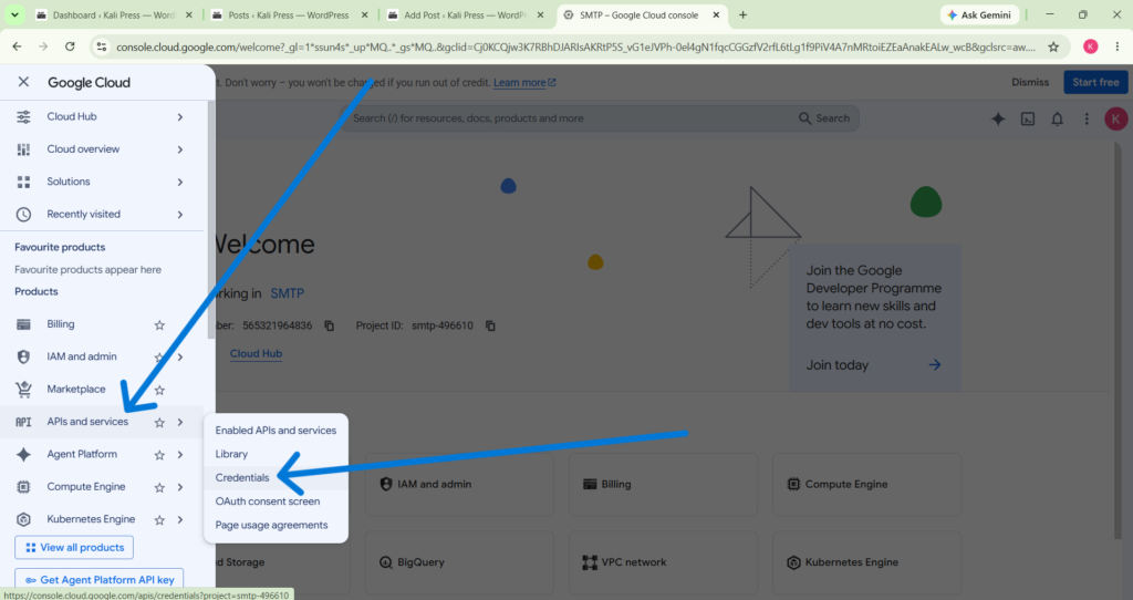 Step 2: Set Up OAuth Credentials in Google Cloud Console
