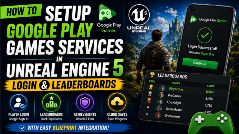 How to Setup Google Play Games Services in Unreal Engine 5 – Login & Leaderboards