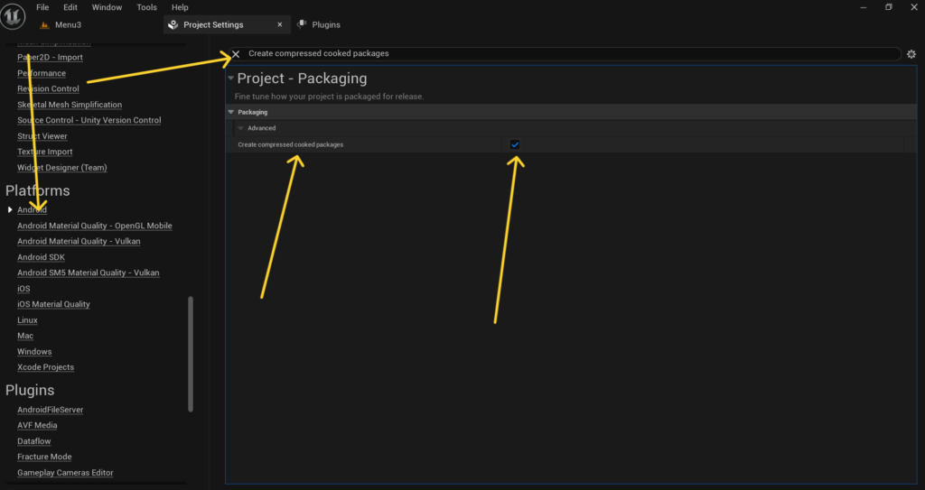 Set Up Pak File Compression