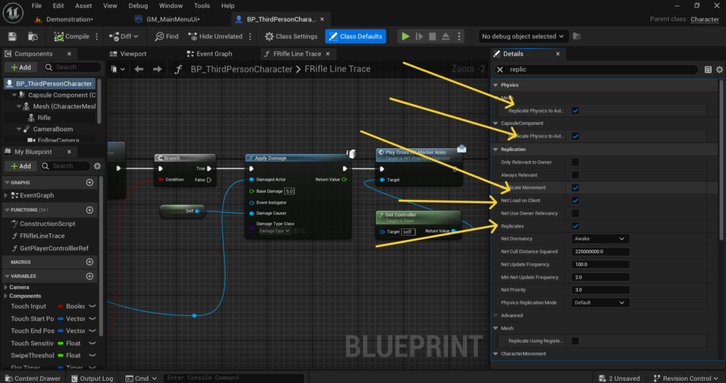 Handle Player Spawning and Replication