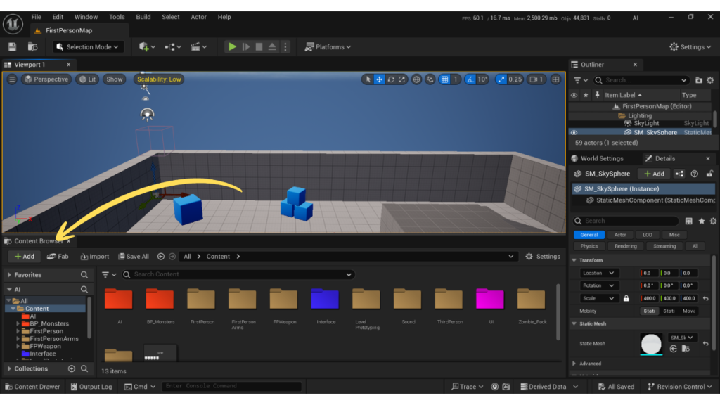 what is content drawer in unreal engine 5 easy guide