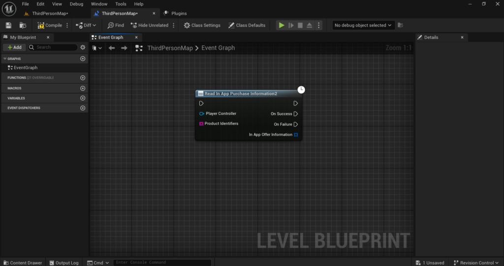 Trigger a Purchase in Blueprint