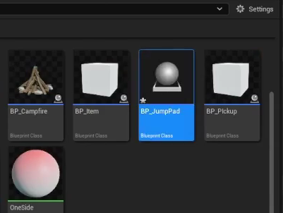 Create the Jump Pad Blueprint