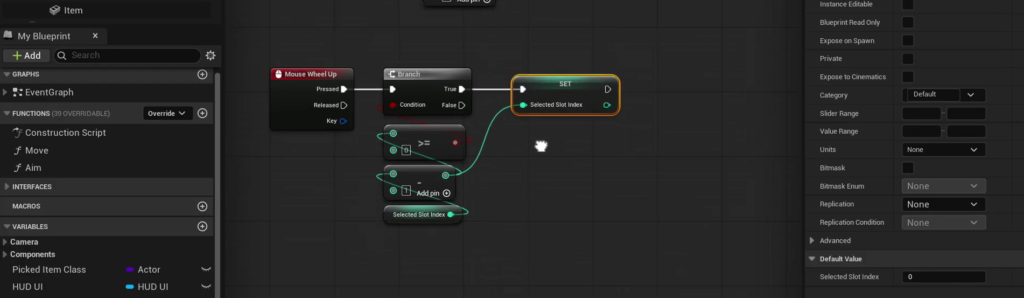 Build the Slot Selection Logic