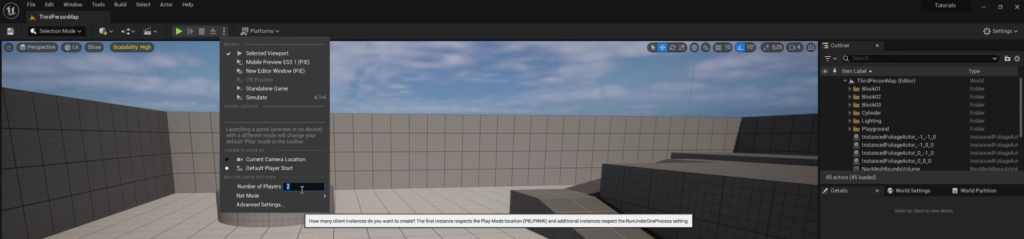 Setting Up Your Editor to Test Multiplayer