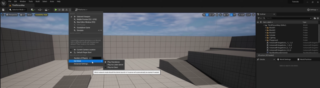 Setting Up Your Editor to Test Multiplayer