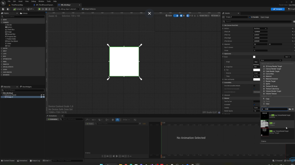 Turn the Render Target Into a Material