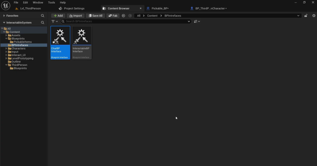 Move Pickup Logic Into the Character Blueprint Using an Interface