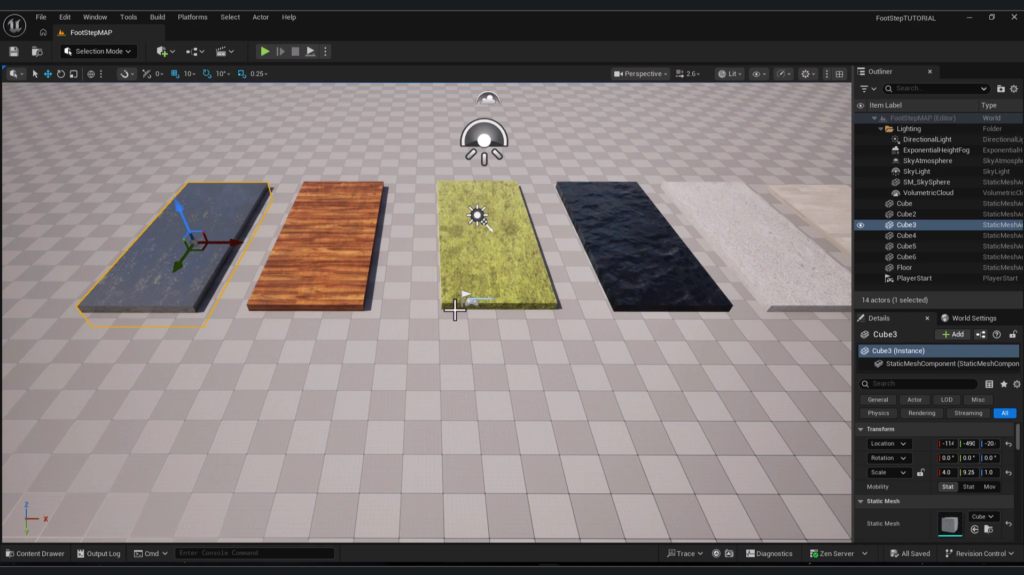 How to Add Surface-Based Footstep Sounds in UE5