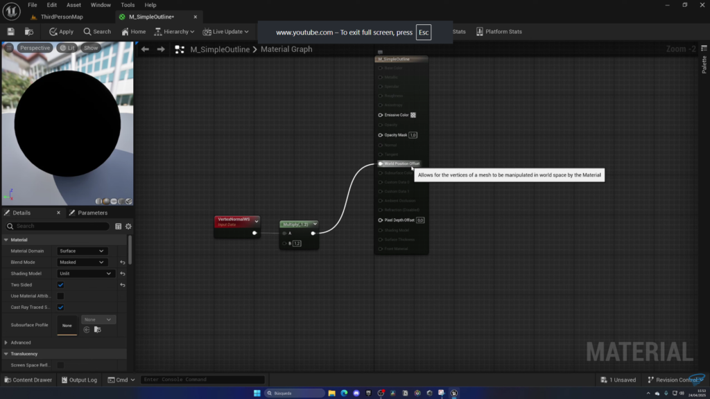Control the Thickness of the Outline