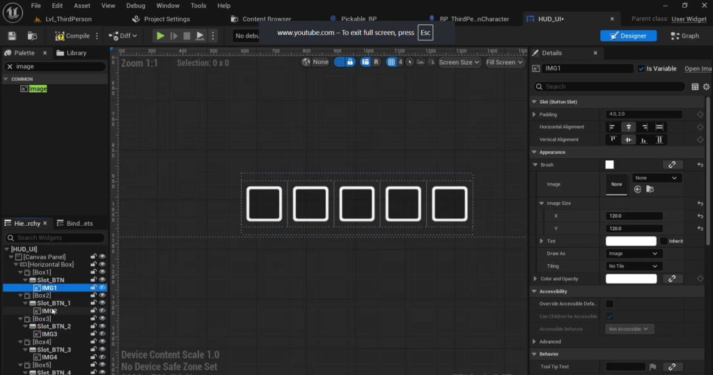 Build the Inventory Widget