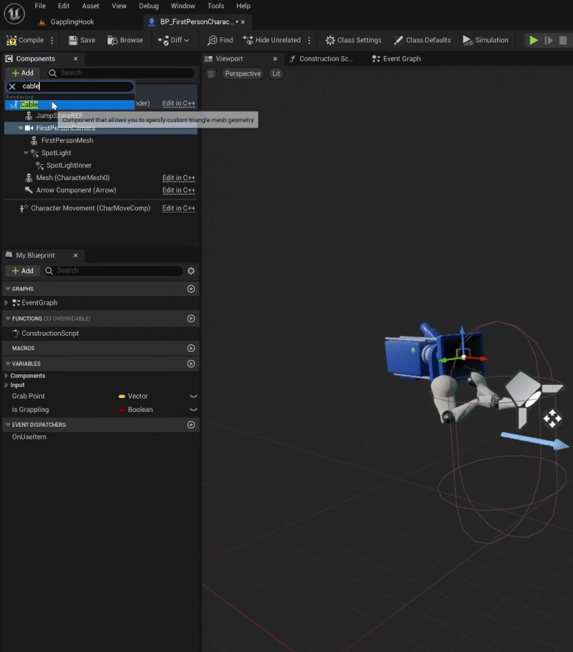 Add a Visual Cable